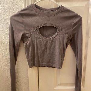 Lululemon Cropped Long Sleeve-Size 4